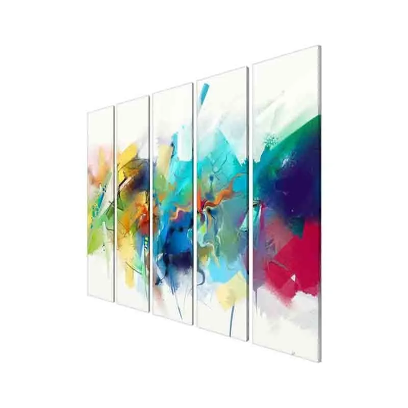 Rainbow Wall Art - Five Piece Set media 6