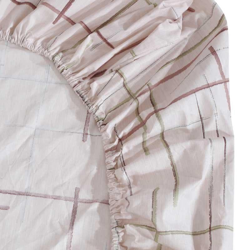 Snooze Safari Fitted Cotton Bedsheet - 400 TC media 3