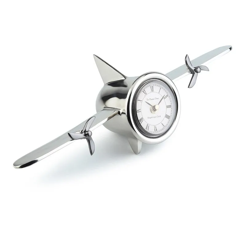 Fly Time Table Clock - Silver media 5