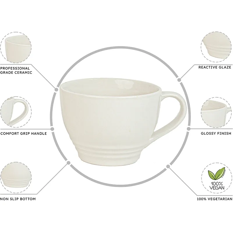 Gradient Brew Ceramic Coffee Mug (White) - 500 mL media 3