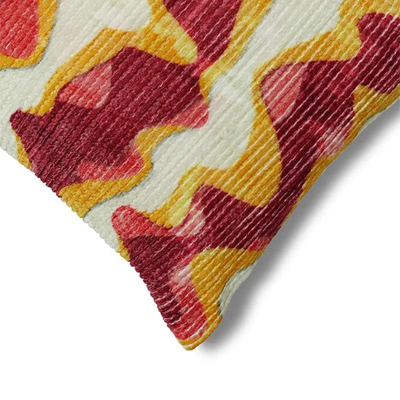 RythmFlow Cushion Cover (Maroon) - Set Of Three media 5