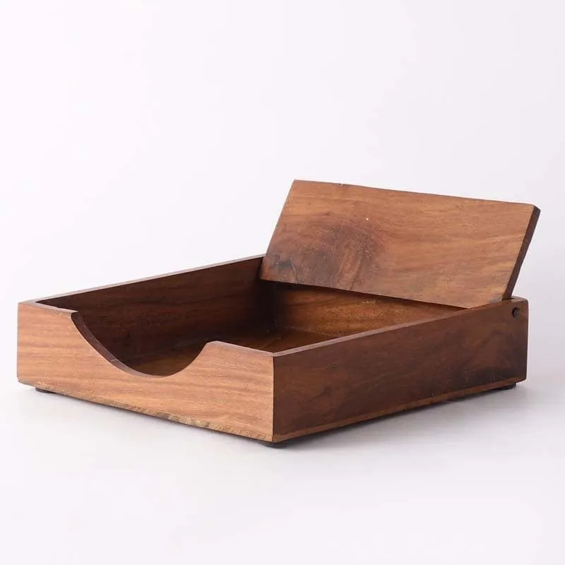 Perennial Carved Tissue Holder - 5
