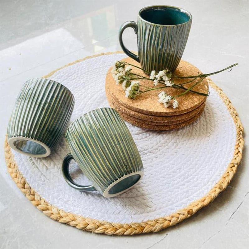 Hipashi-Mug-Green Coffee Mug (300 mL Each) - Set of Two media 3