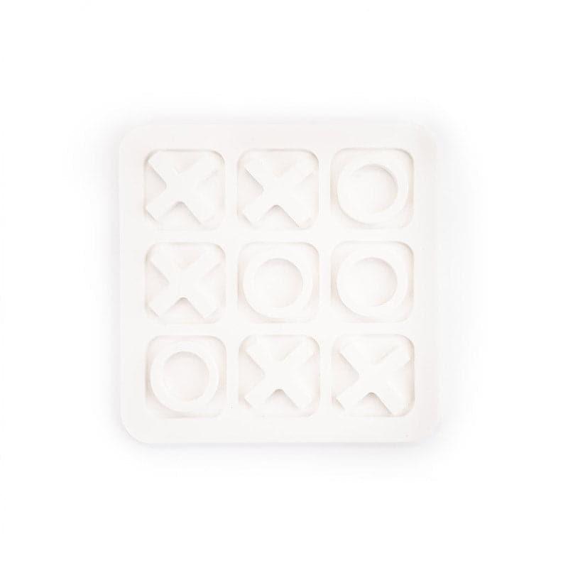 Fenby Tic Tac Toe Table Accent - White media 3