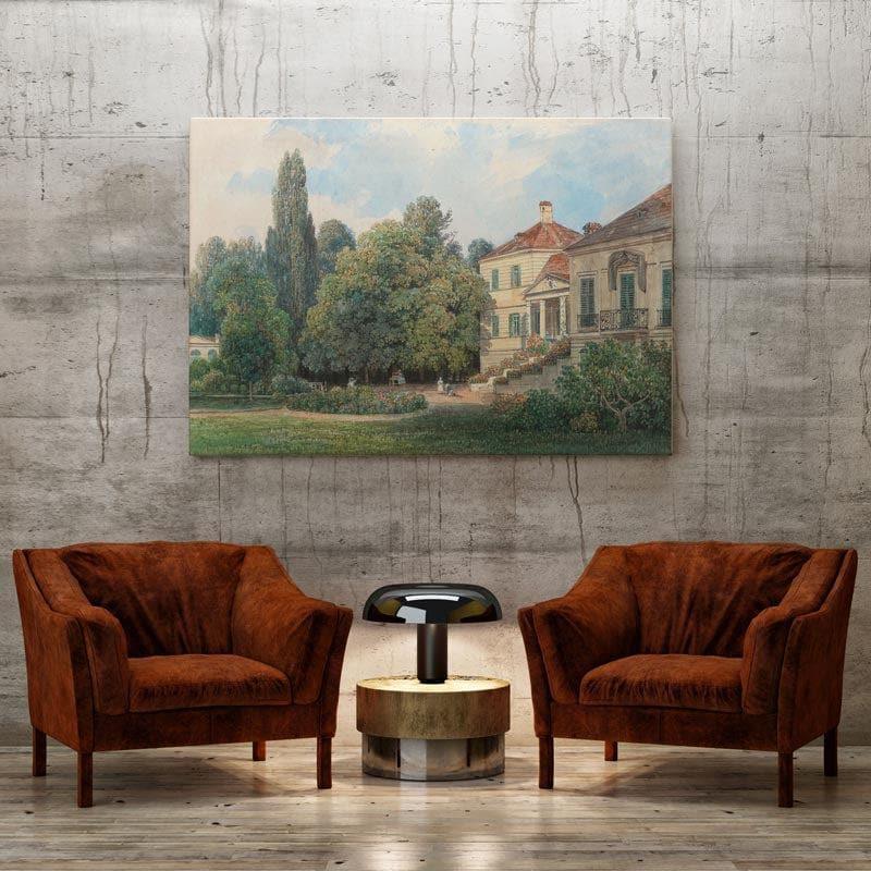 The Mansion Canvas Wall Painting - Gallery Wrap