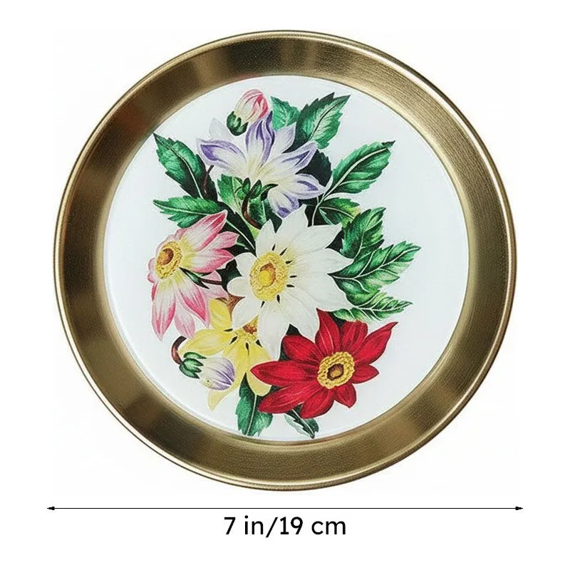 Serene Bloom Enamel Wall Plate media 7