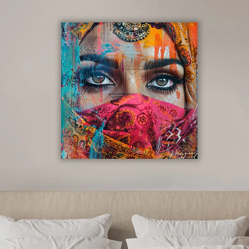 Vibrant Eyes Wall art media 2