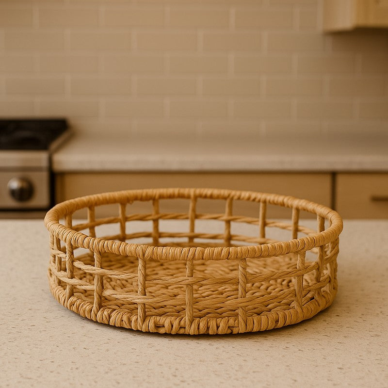 MeadowRaffia Storage Basket media 4