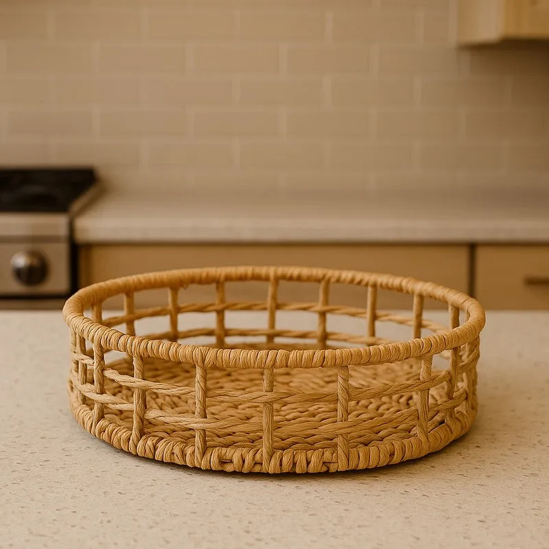 MeadowRaffia Storage Basket media 4