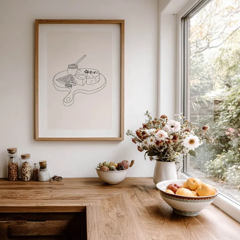 Tasty Tableau Archival Canvas Wall Art - Brown media 8