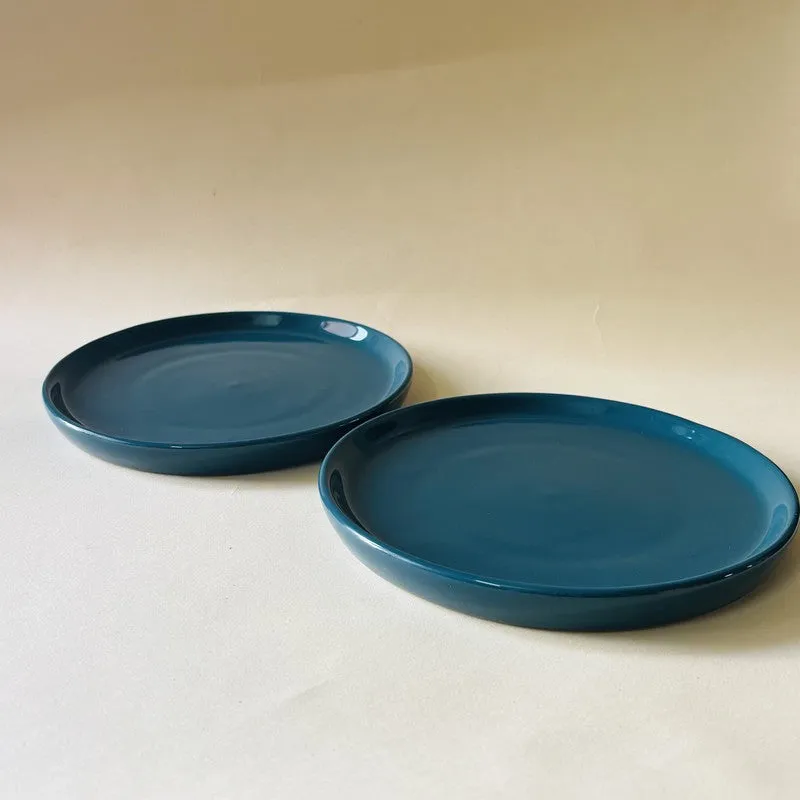 Ceramic Quarter Plate (Blue) - Set Of Two media 7