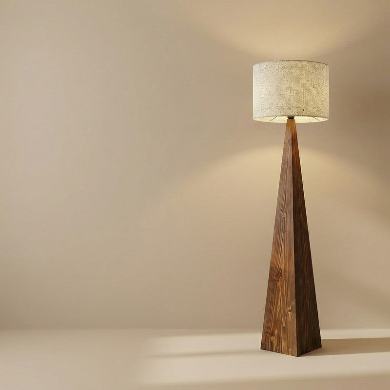 Gloriana Jute and Wood Floor Lamp media 6