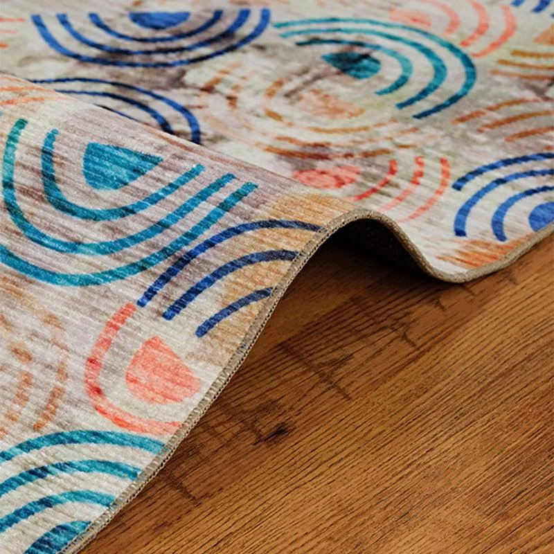 Carter Abstract Carpet - Teal media 6