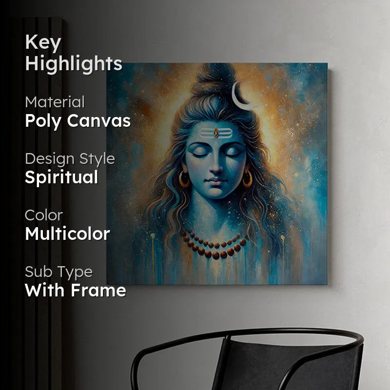 Bholenath Poly Canvas Wall Painting media 2