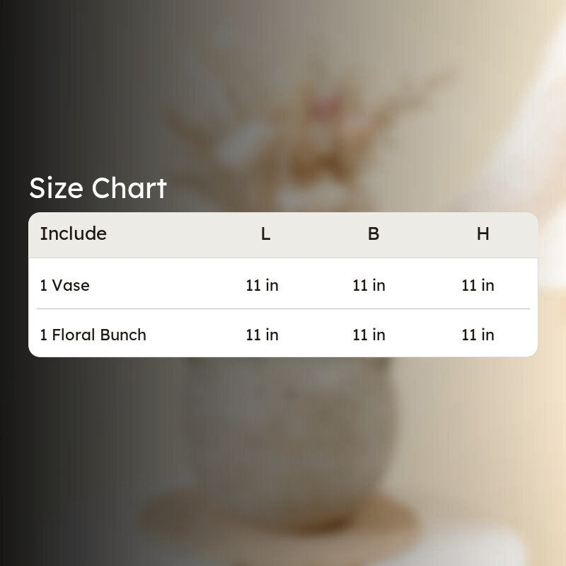 Rustic Ceramic Vase with Dried Flower Bunch media 6