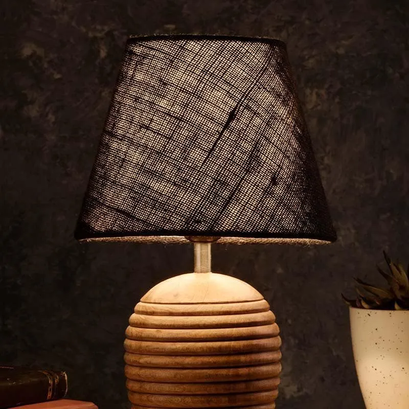 Shawty Fabric Table Lamp - Black media 1