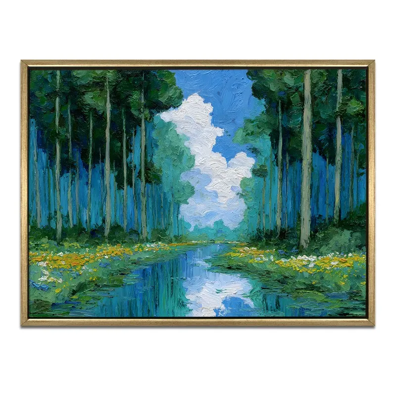 Enchanted Grove Canvas Wall Painting With Frame media 3