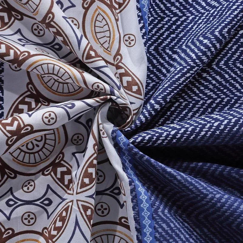 Carob Ethnic PolyCotton Bedsheet - 150 GSM media 6