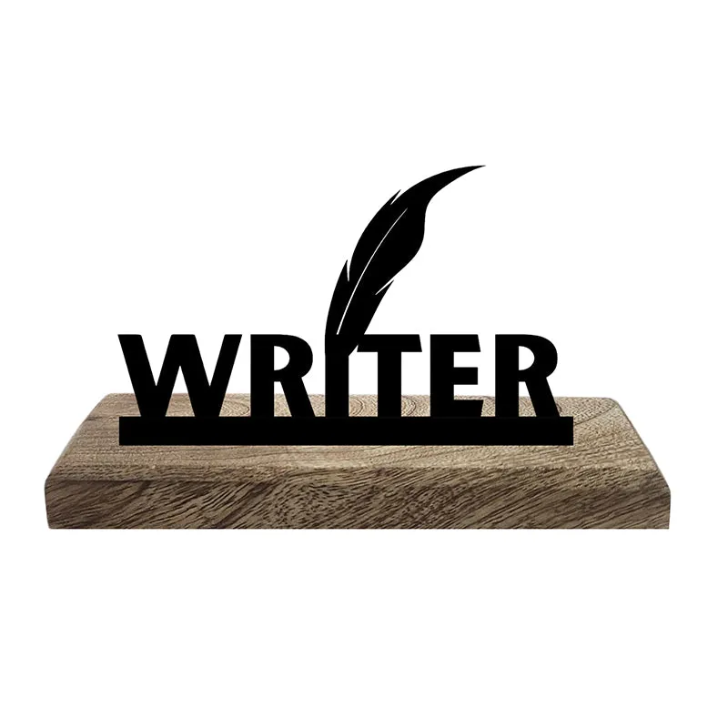Thoughts & Words Writer Showpiece - Set Of Two media 3
