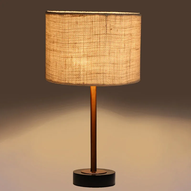 Sienna I Rodin Wooden Table Lamp - White,Copper,Black media 6