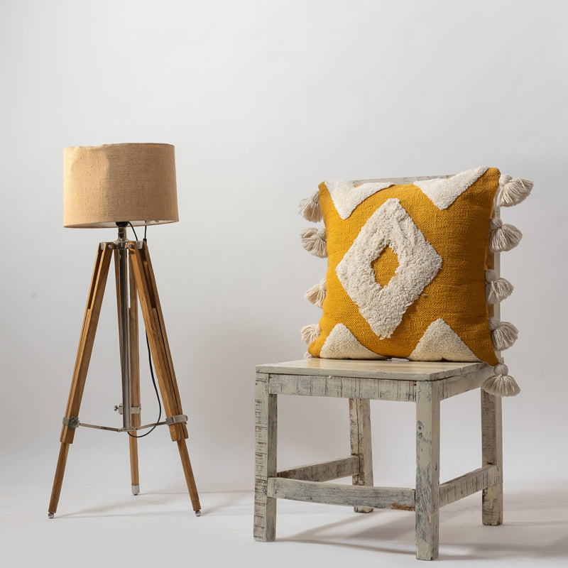 Patche Tufted Cushion Cover - 18 x 18 Inches