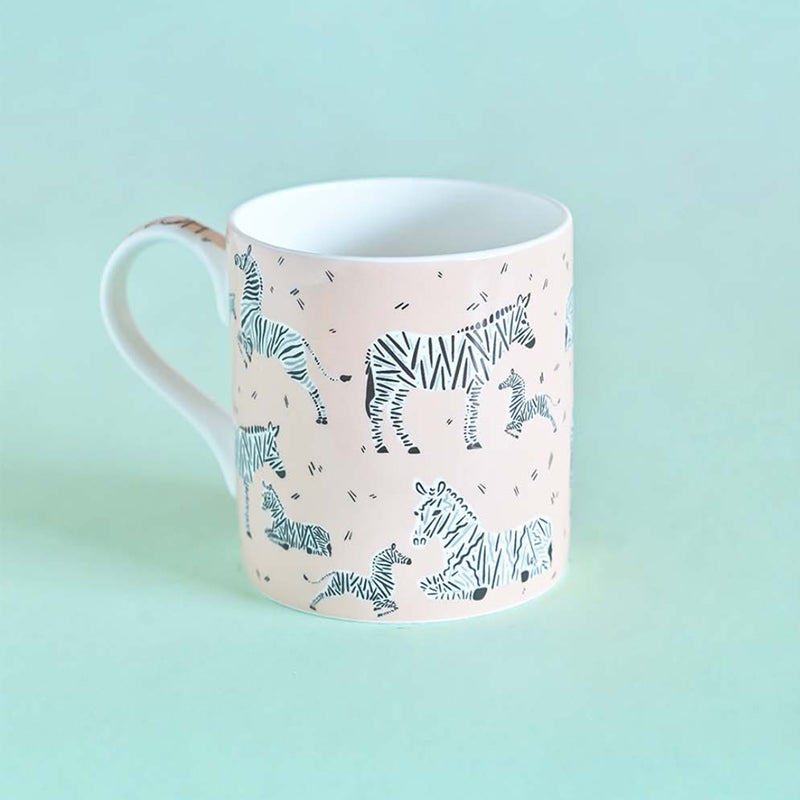 Zebra Ceramic Coffee Bone China Coffee Mug (300 mL) media 3