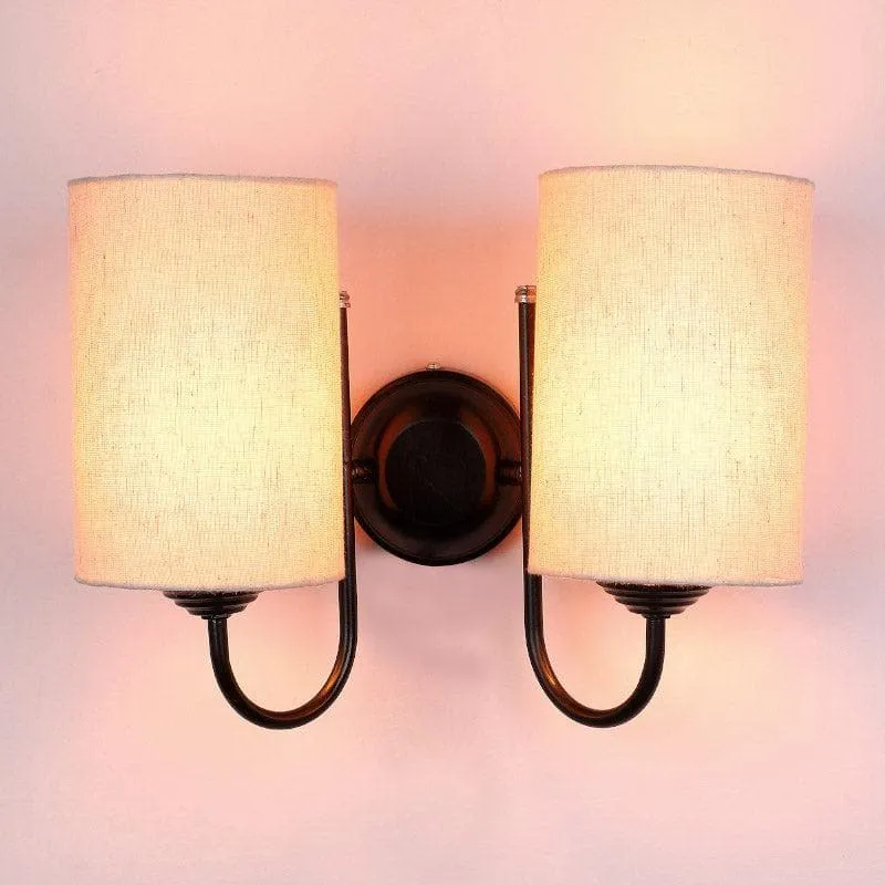 Carne Fabric & Metal Wall Lamp media 1