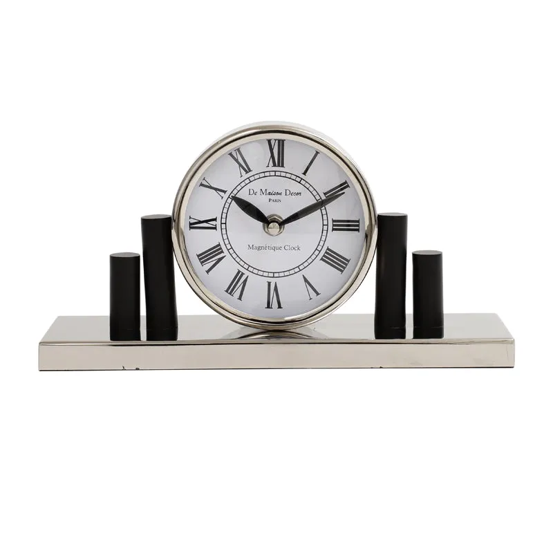 Opal Harbour Table Clock - Silver media 3