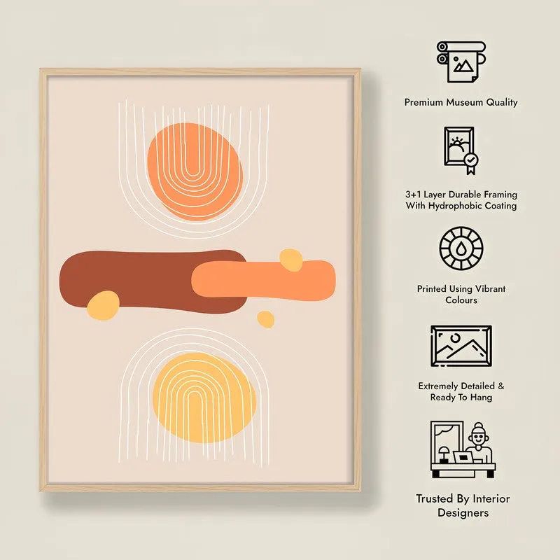 Sunlit Whispers Archival Canvas Wall Art - Natural Brown Frame media 8