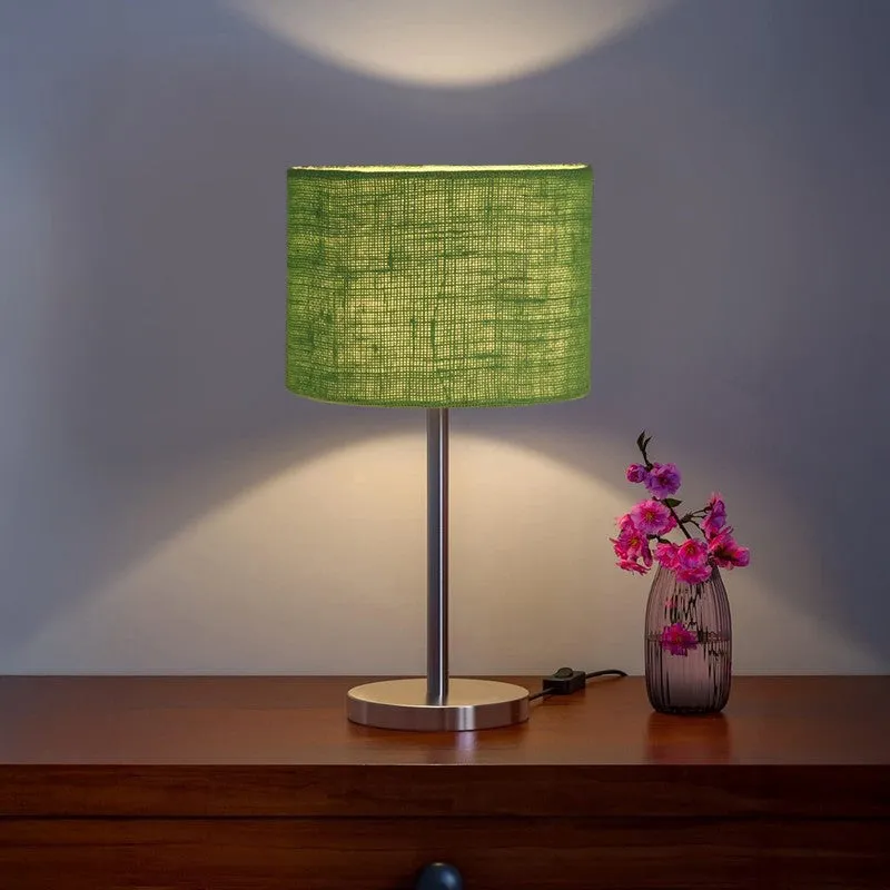 Noctra Echo Glow Metal Table Lamp - Green media 1