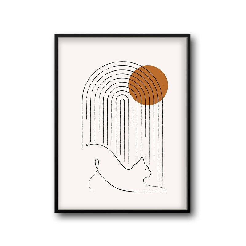 Pounce Archival Canvas Wall Art - Black Frame media 5