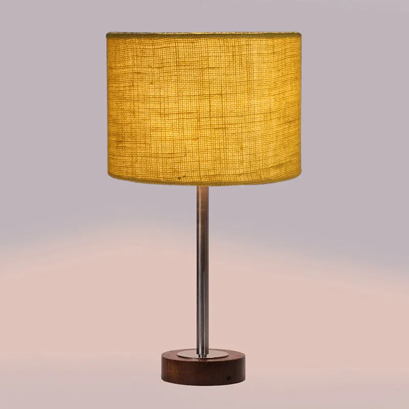 Sienna I Rodin Wooden Table Lamp - Yellow,Silver,Brown media 5