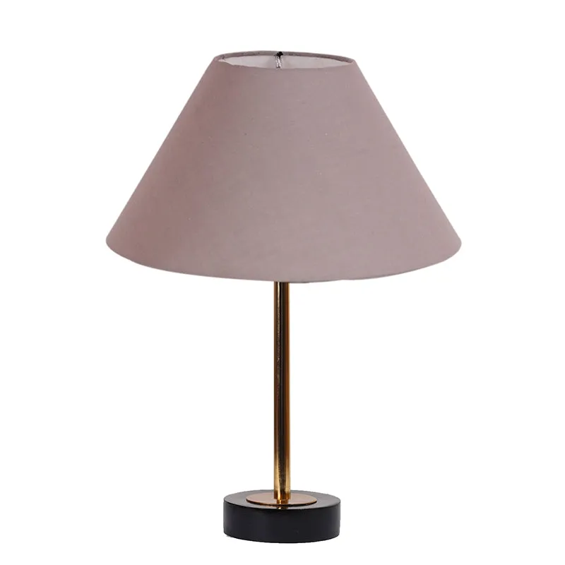 Cotin II Rodin Wooden Table Lamp - Grey,Gold,Black media 4