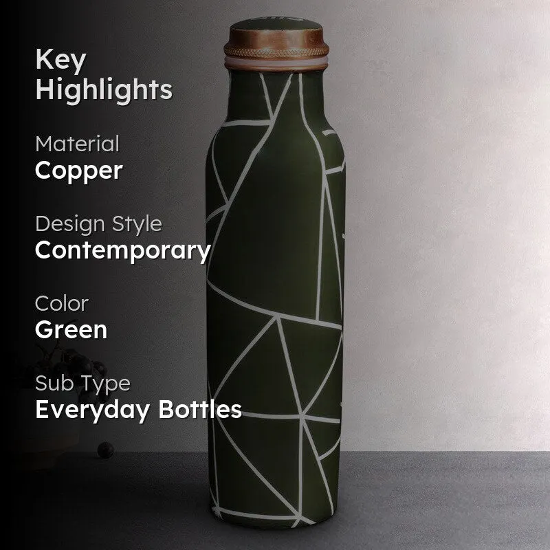 AquaQuest Copper Water Bottle - 1000 mL media 2