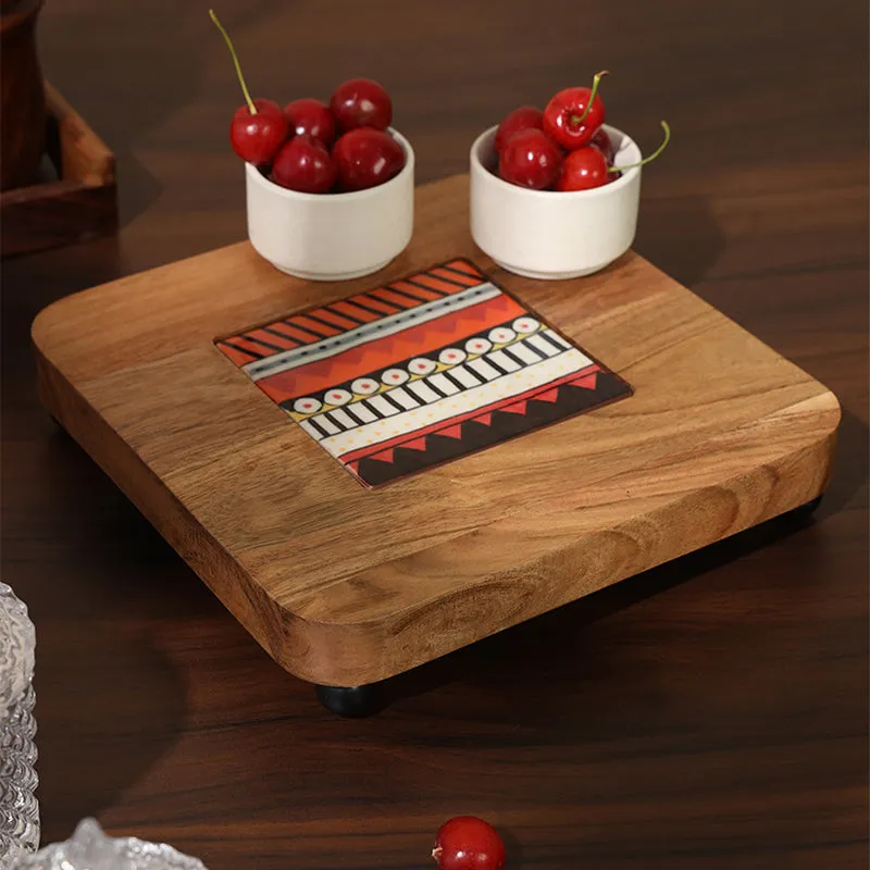Arisha (Wood,Ceramic) Platter media 1