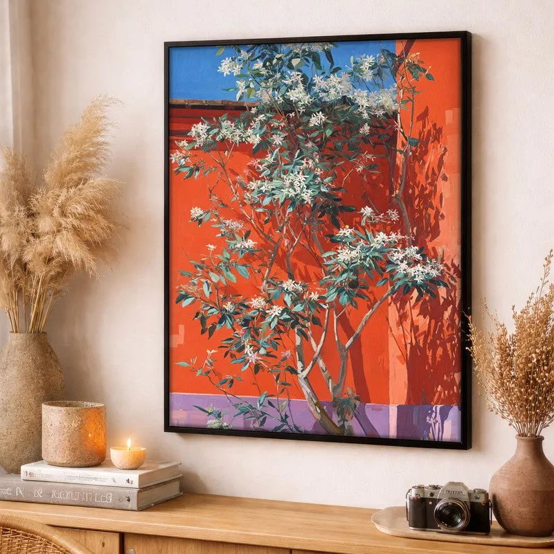 Autumra Canvas Wall Painting With Black Frame media 3