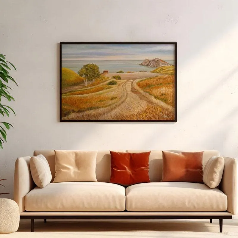 Wherever You May Be Canvas Wall Painting - Black Frame media 4