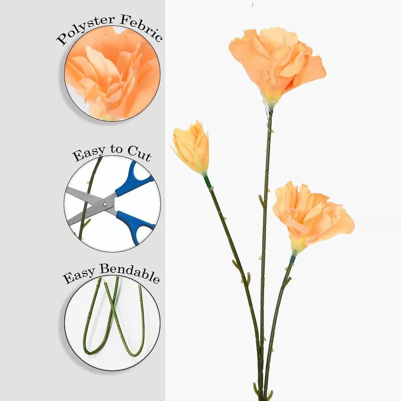 Forever Flora (Orange) Timeless Artificial Bouquet - Set Of Two media 6