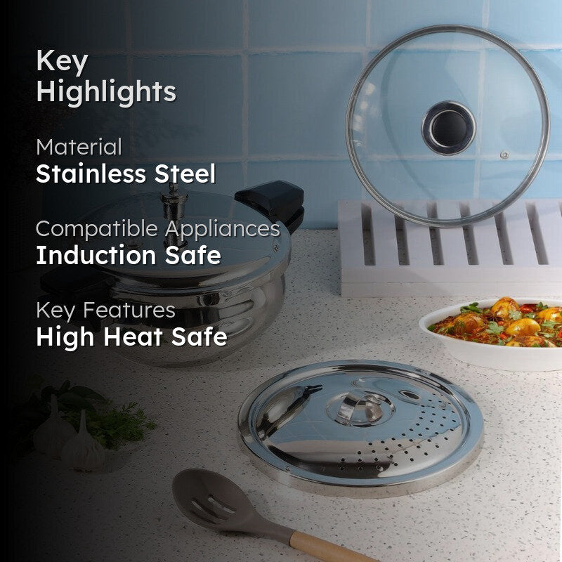Vinod Claryon Pressure Cooker Stainless Steel - 3500 mL media 2