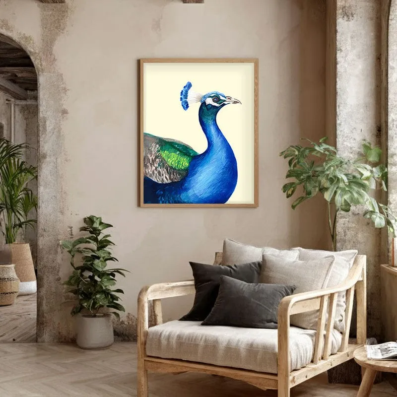 Mayuravarna Archival Paper Wall Art - Natural Brown Frame media 3