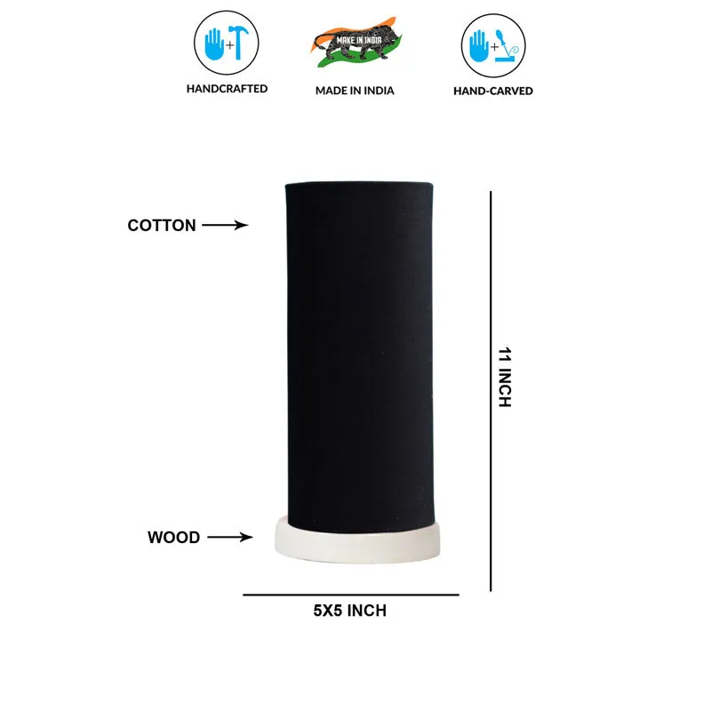 Esto Tower Wooden Table Lamp - Black,White media 7