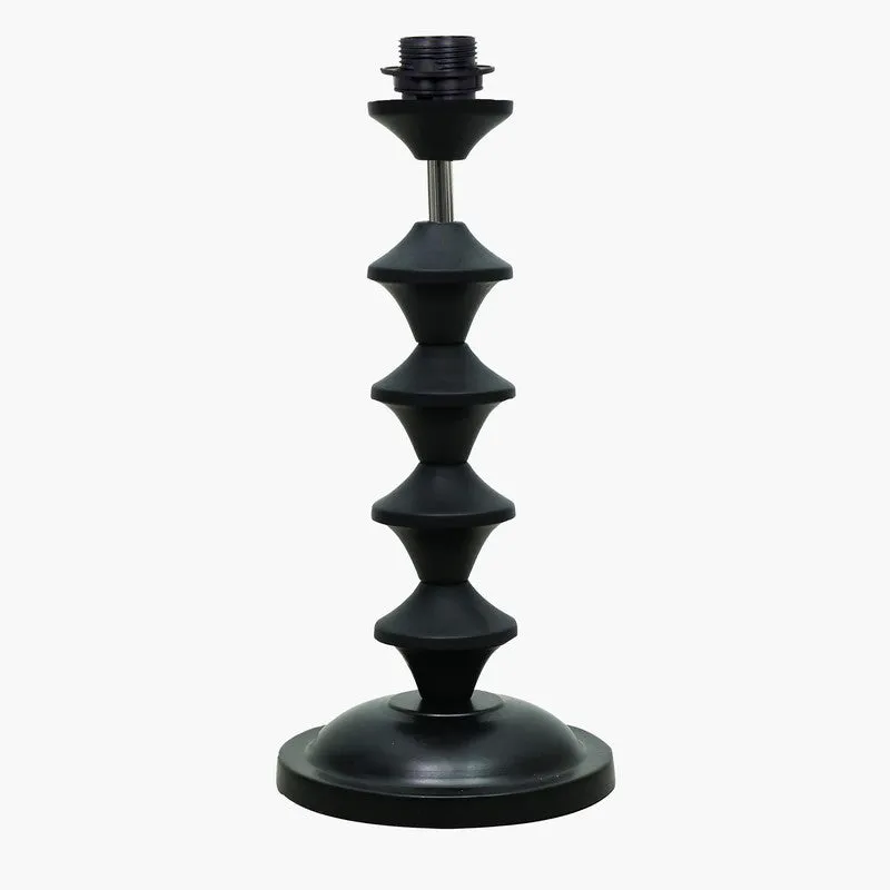 Wobble Bobble Fabric Table Lamp - White,Black media 4