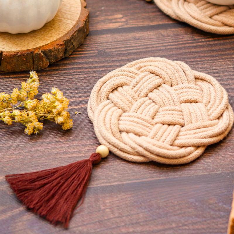 Eliam Swirl Handcrafted Coaster - Set Of Two media 4