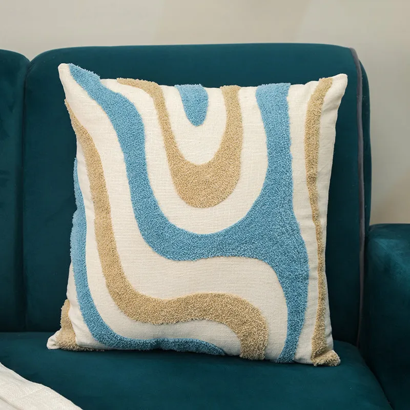 Sea Swirl Tufted Cushion Cover media 2