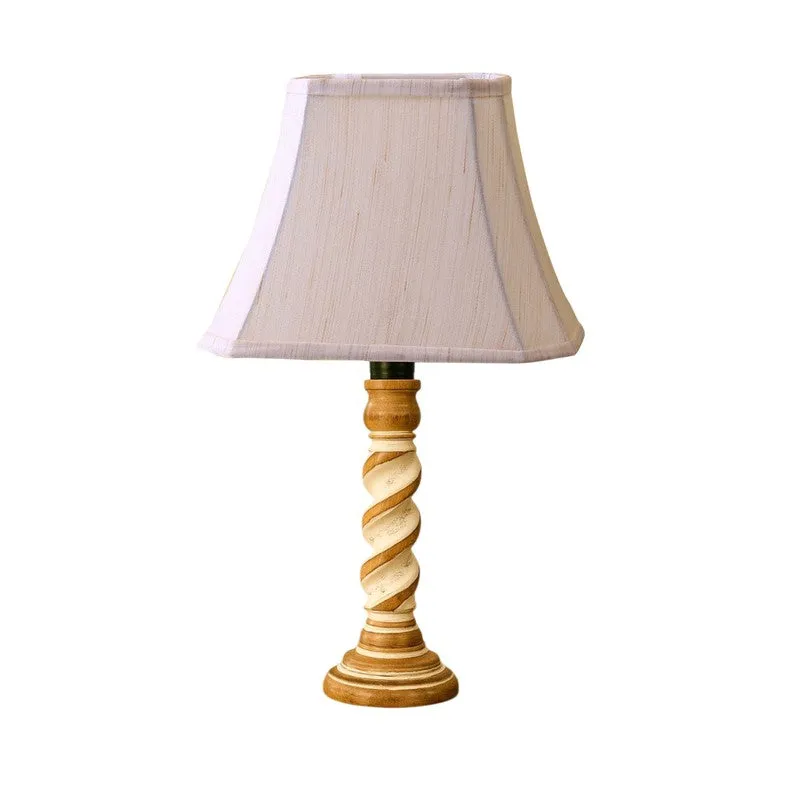 Modera Ryno Wooden Table Lamp - OffWhite media 5