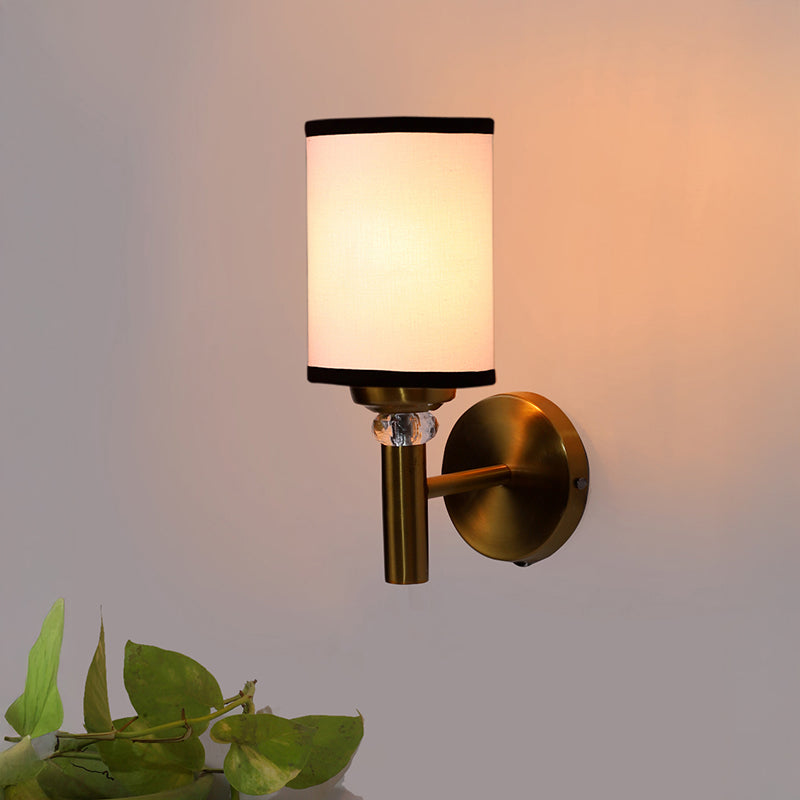 Sienna Edge Steel & Cotton Wall Lamp