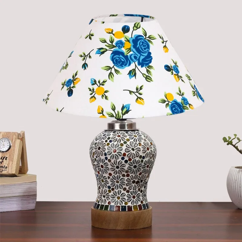 Santora Fleur Wooden Table Lamp - Multicolor media 4