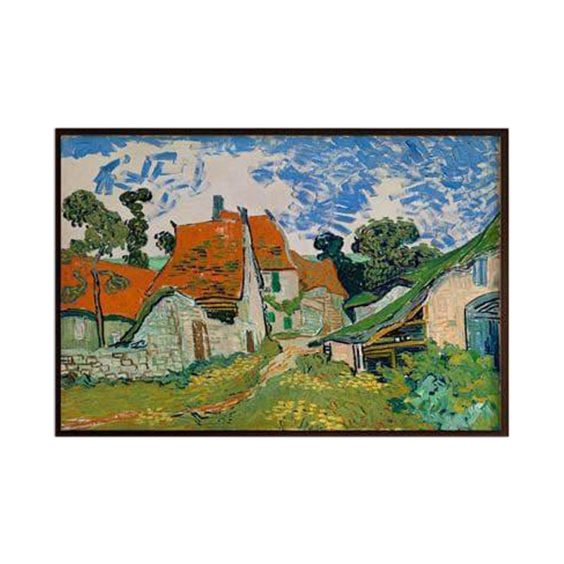 Street In Auvers Sur-Oise By Vincent Van Gogh - Black Frame media 6