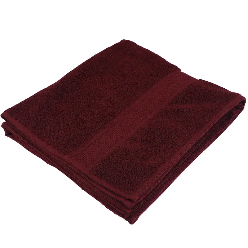 Velvique Cotton Bath Towel - Maroon media 3
