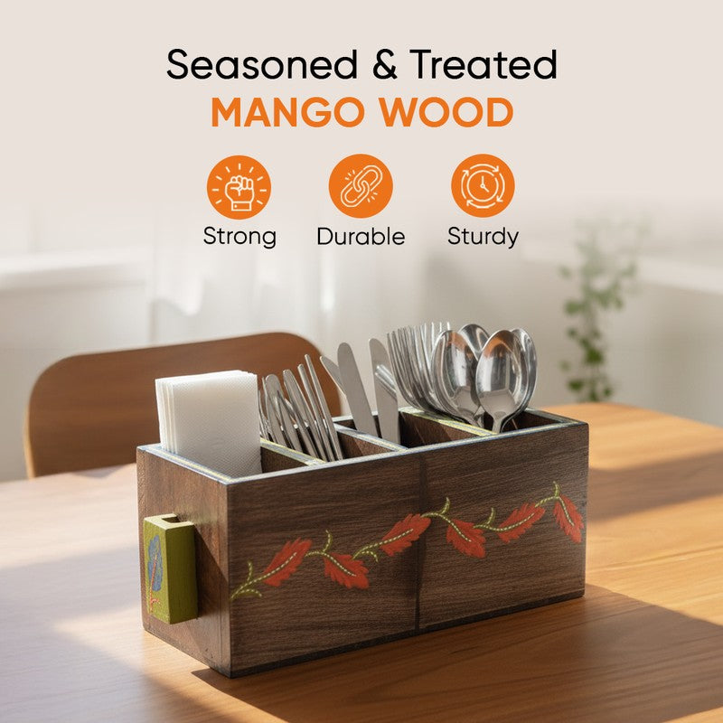 Shanti Handcrafted Cutlery Holder media 4